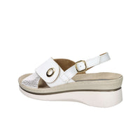 NOVAFLEX Donna Sandali con zeppa VILLASANTA Bianco
