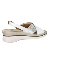 NOVAFLEX Donna Sandali con zeppa VILLASANTA Bianco