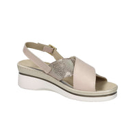 NOVAFLEX Donna Sandali con zeppa VILLASANTA Beige