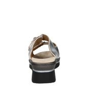 NOVAFLEX Donna Ciabatte con zeppa VIGGIANELLO Argento
