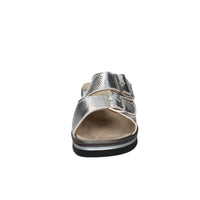 NOVAFLEX Donna Ciabatte con zeppa VIGGIANELLO Argento