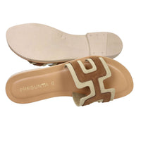 PREGUNTA Donna Ciabatte basse 2525002 Cuoio