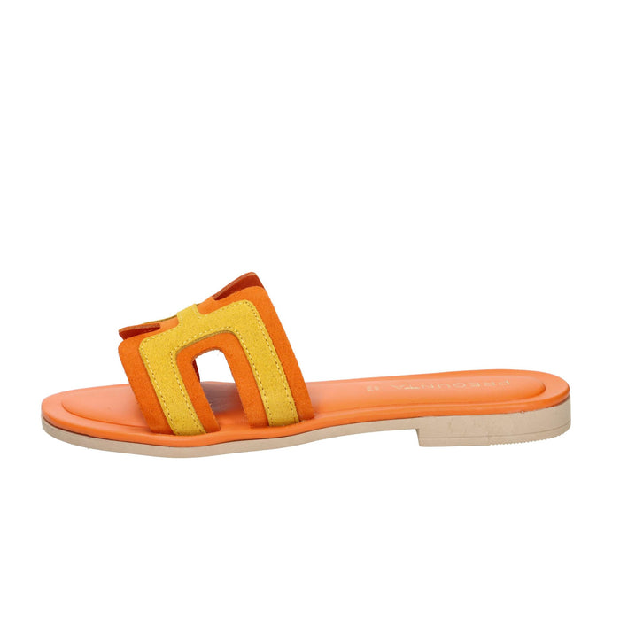 PREGUNTA Donna Ciabatte basse 2525002 Arancione