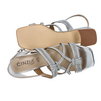 CINZIA SOFT Donna Sandali con tacco CN2022 Argento