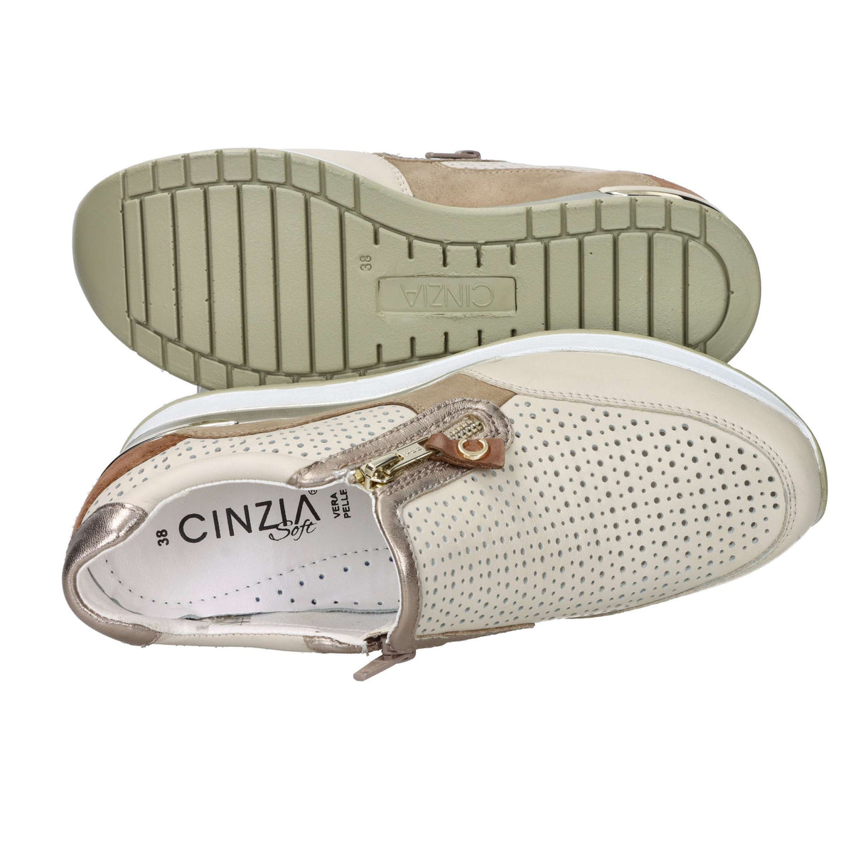 CINZIA SOFT Donna Sneakers bassa IV2521476 Beige