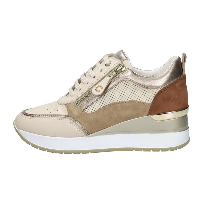 CINZIA SOFT Donna Sneakers bassa IV2523289 Beige/Cuoio