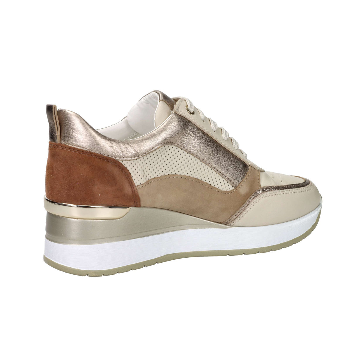 CINZIA SOFT Donna Sneakers bassa IV2523289 Beige/Cuoio