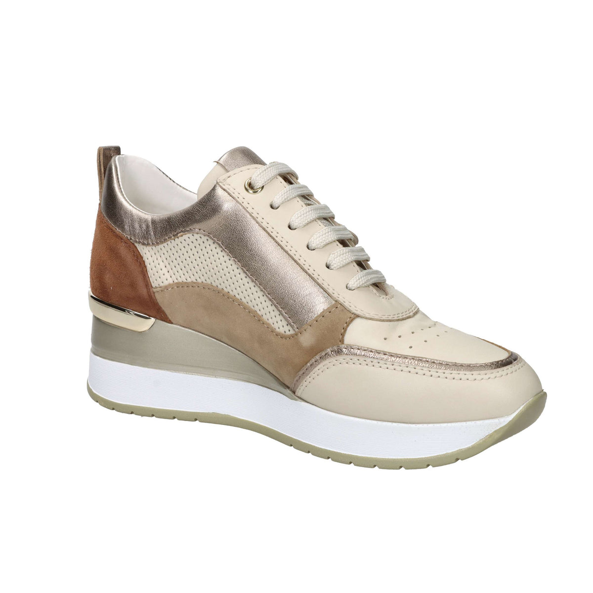 CINZIA SOFT Donna Sneakers bassa IV2523289 Beige/Cuoio