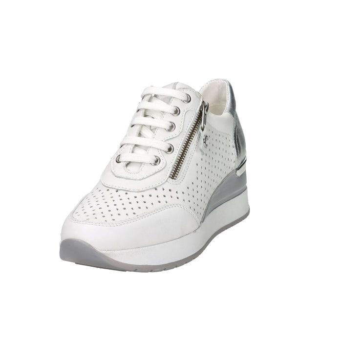 CINZIA SOFT Donna Sneakers bassa IV2523288 Bianco/Argento