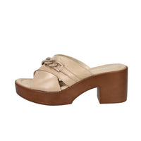 CINZIA SOFT Donna Ciabatte con tacco IAF203519 Beige