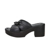 Cinzia Soft Women Heeled Slippers IAF203519 Black