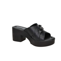 CINZIA SOFT Donna Ciabatte con tacco IAF203519 Nero