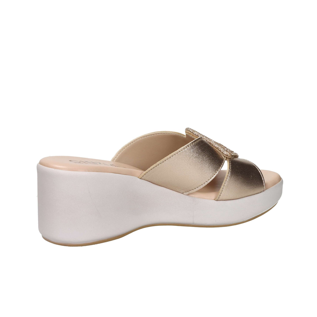 CINZIA SOFT Donna Ciabatte con zeppa TS61312 Rame