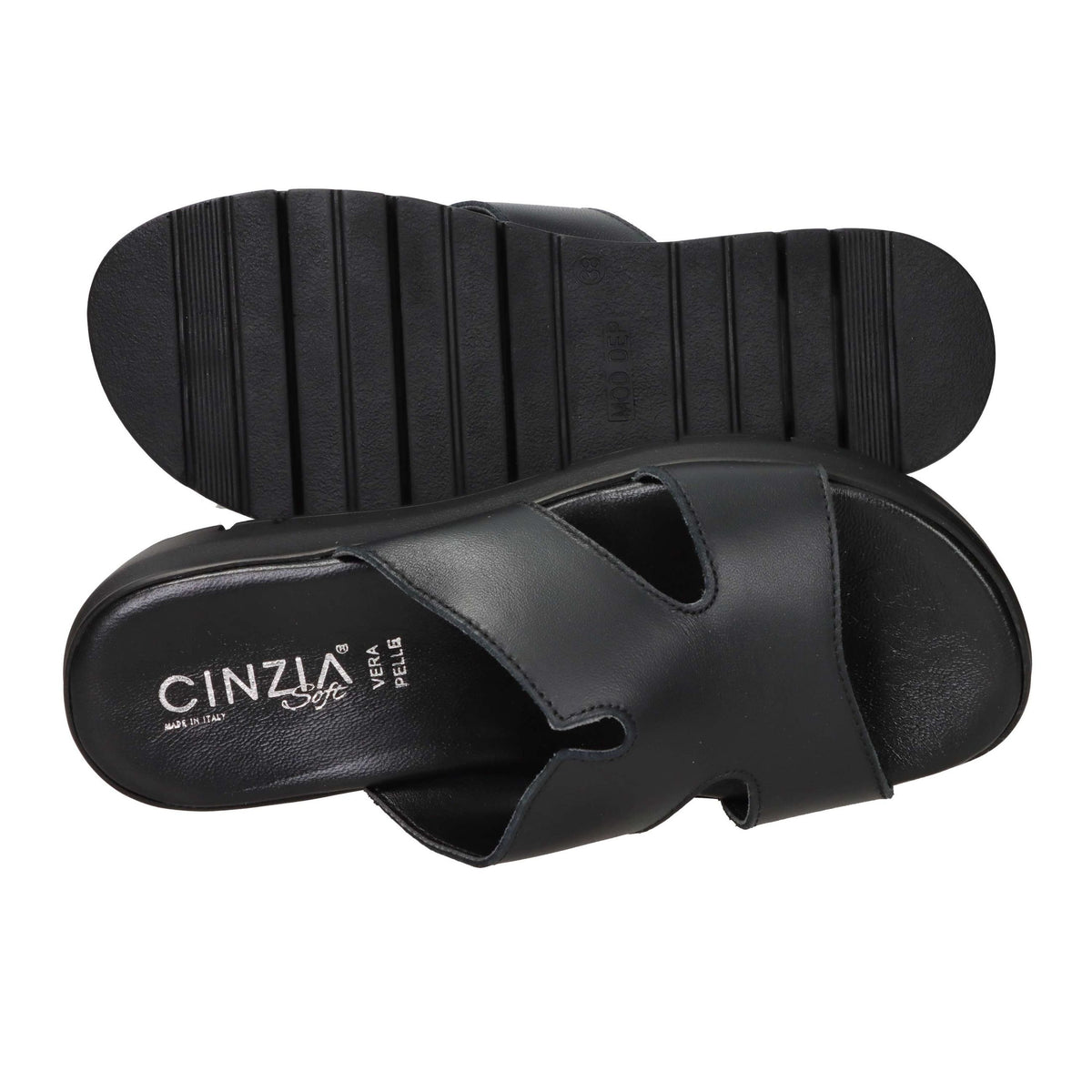CINZIA SOFT Donna Ciabatte basse IAF393226 Nero
