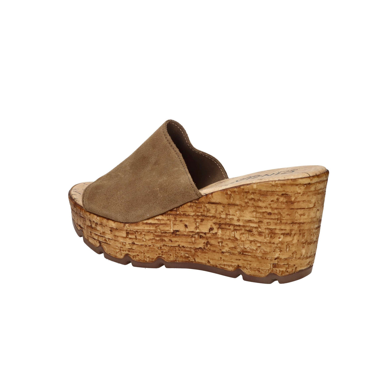CINZIA SOFT Donna Ciabatte con zeppa IAF373320 Cuoio