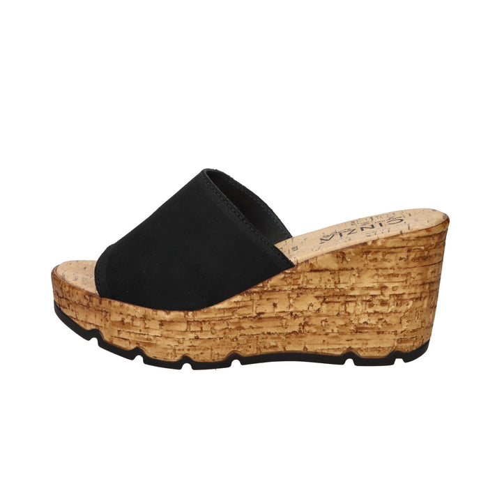 CINZIA SOFT Donna Ciabatte con zeppa IAF373320 Nero