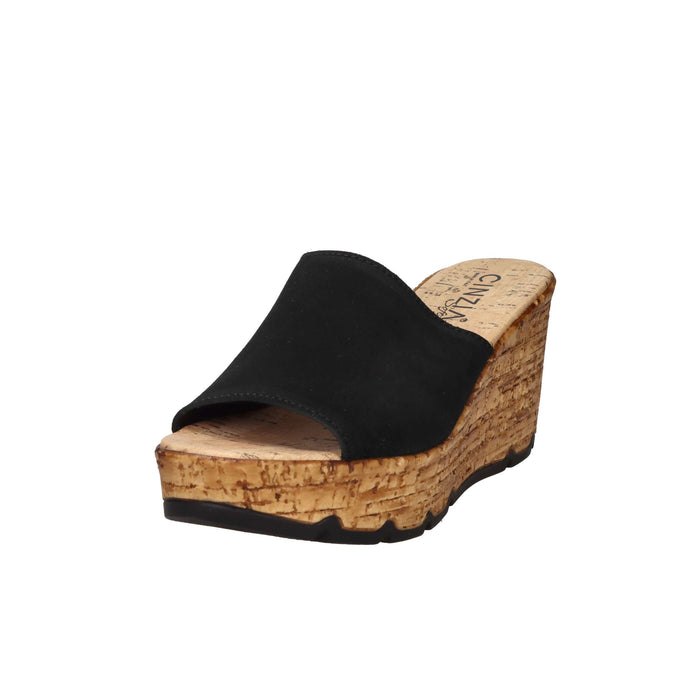 CINZIA SOFT Donna Ciabatte con zeppa IAF373320 Nero