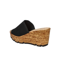CINZIA SOFT Donna Ciabatte con zeppa IAF373320 Nero