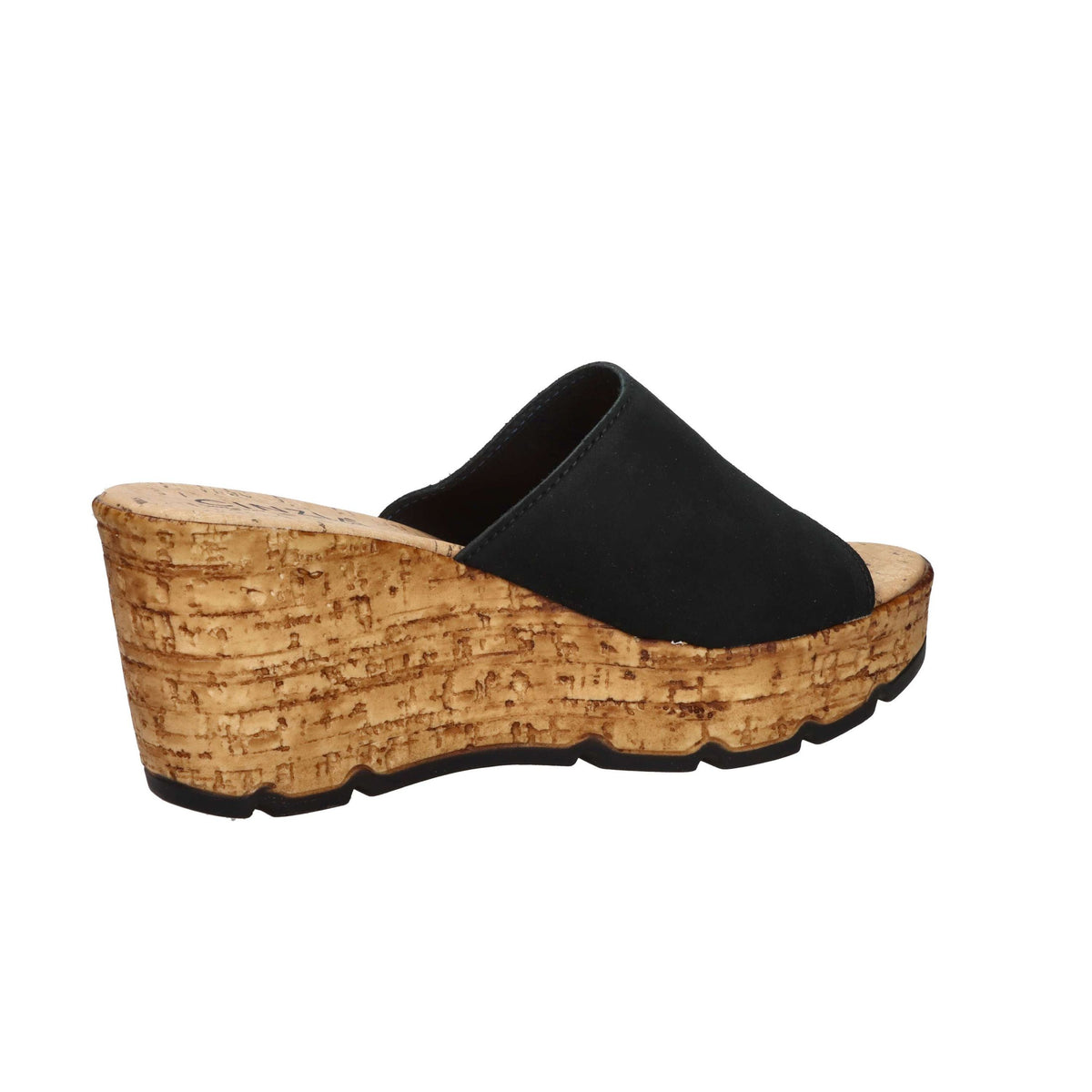 CINZIA SOFT Donna Ciabatte con zeppa IAF373320 Nero