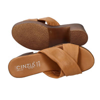 CINZIA SOFT Donna Ciabatte con tacco IAF282974 Cuoio