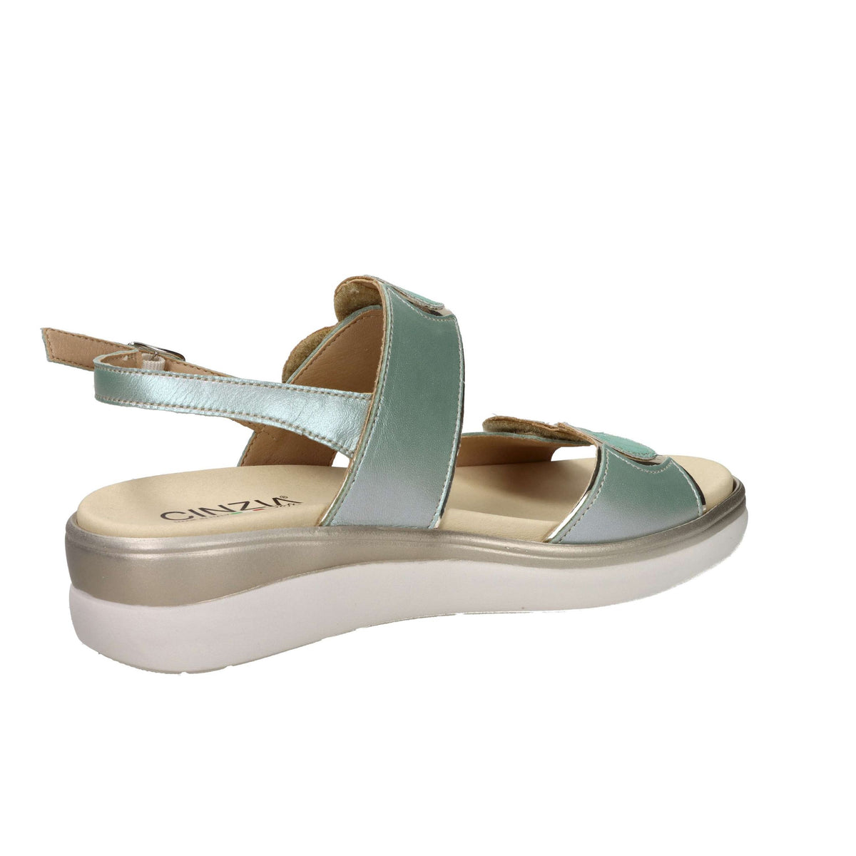 CINZIA SOFT Donna Sandali con zeppa IO20637C Verde Acqua