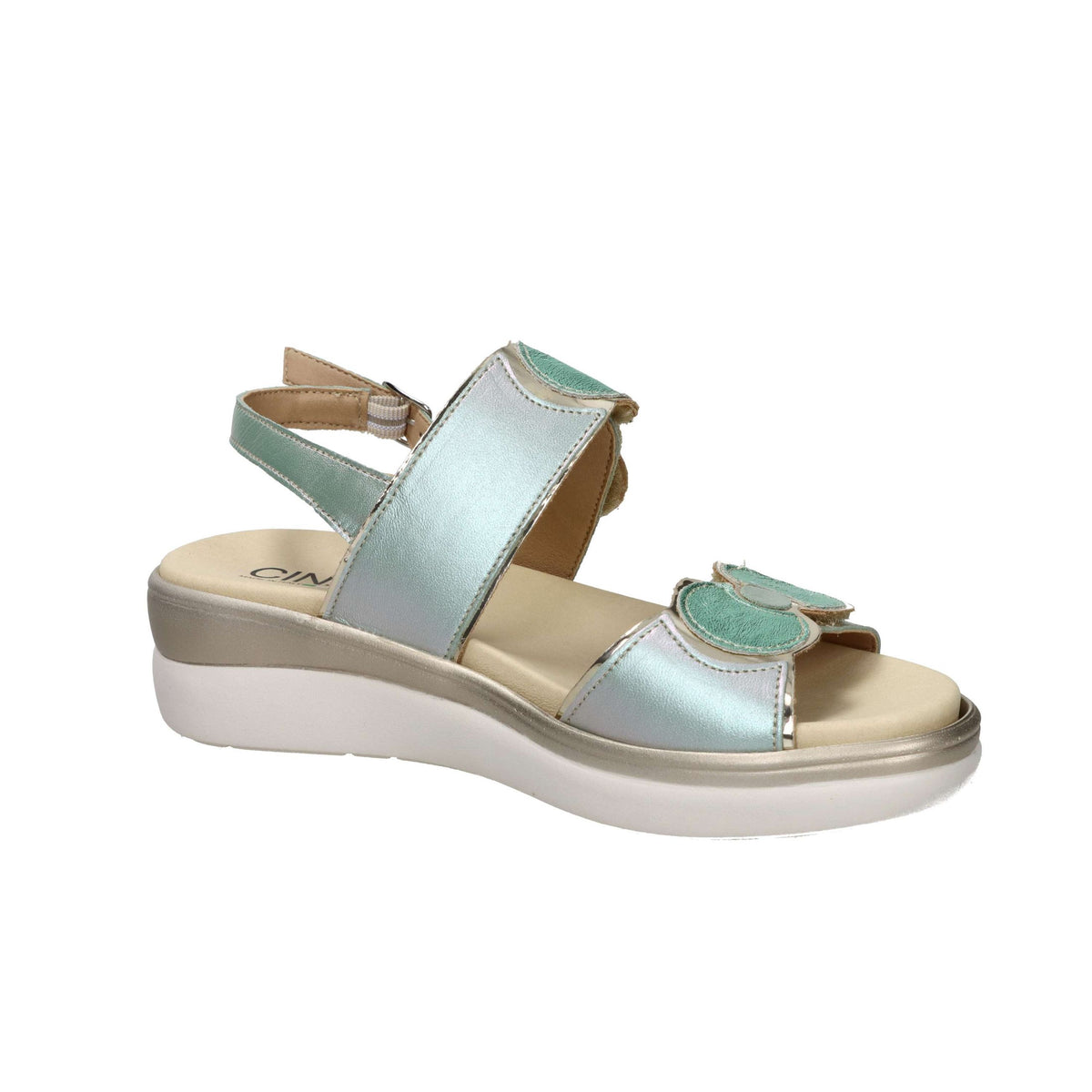 CINZIA SOFT Donna Sandali con zeppa IO20637C Verde Acqua