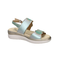 CINZIA SOFT Donna Sandali con zeppa IO20637C Verde Acqua