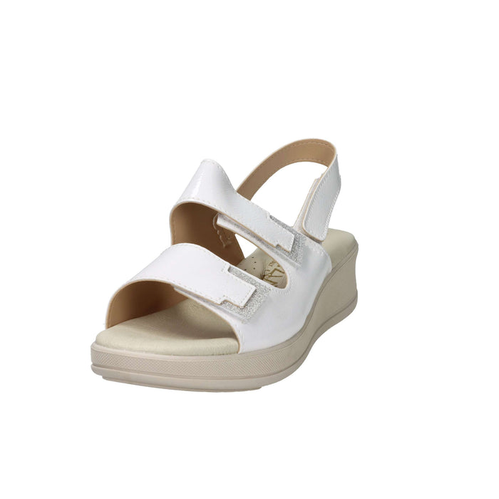 CINZIA SOFT Donna Sandali con zeppa LF85001 Bianco/Argento