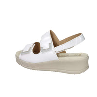 CINZIA SOFT Donna Sandali con zeppa LF85001 Bianco/Argento