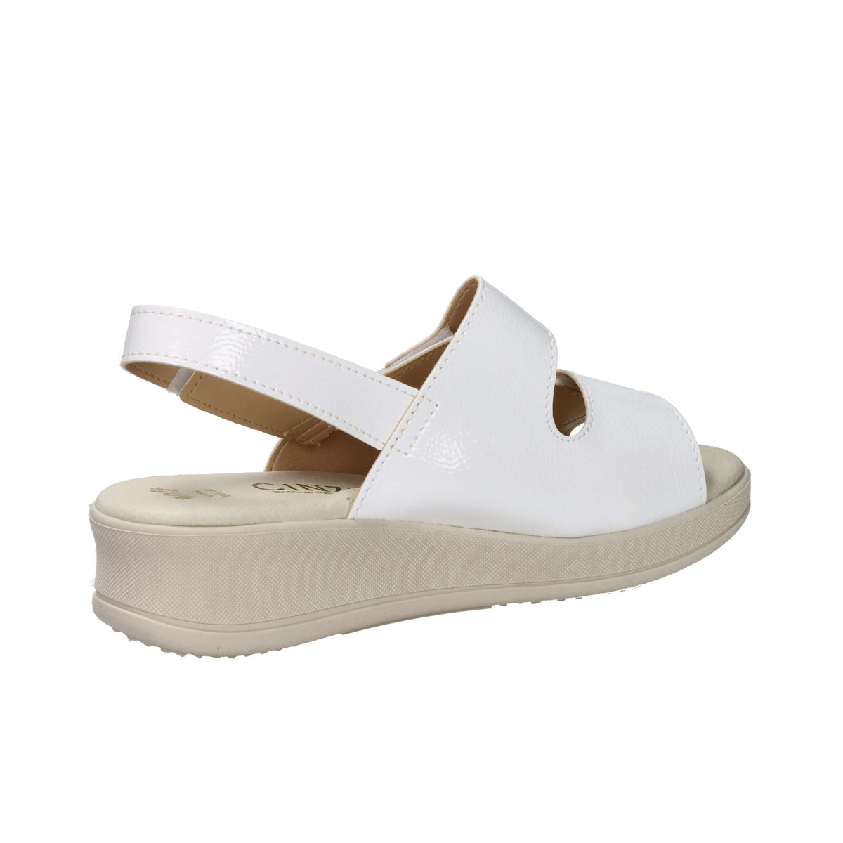 CINZIA SOFT Donna Sandali con zeppa LF85001 Bianco/Argento