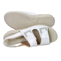 CINZIA SOFT Donna Sandali con zeppa LF85001 Bianco/Argento