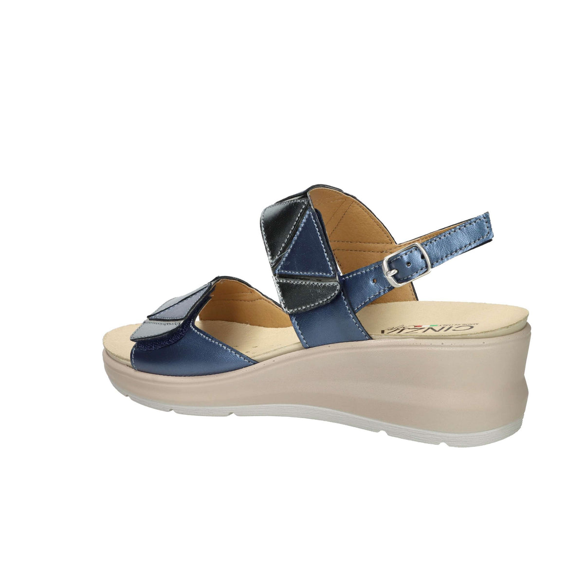 CINZIA SOFT Donna Sandali con zeppa IO1364PCLS Blu