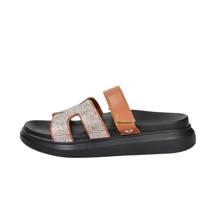 Shop Art Donna Ciabatte basse SASS250267 Cuoio