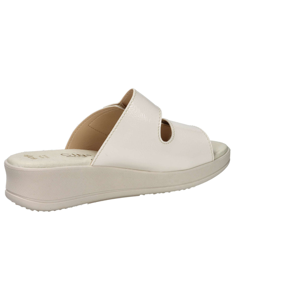 CINZIA SOFT Donna Ciabatte con zeppa LF85002 Beige/Oro