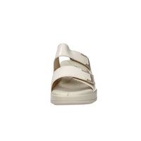CINZIA SOFT Donna Ciabatte con zeppa LF85002 Beige/Oro