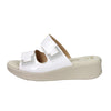 Cinzia Soft Donna Ciabatta con zeppa LF85002 Bianco/Argento