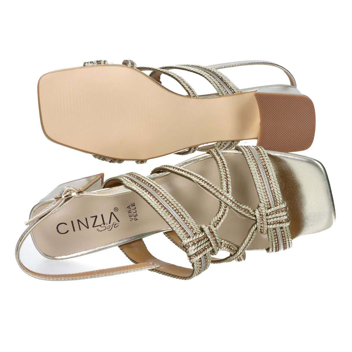 CINZIA SOFT Donna Sandali con tacco CN2022 Oro