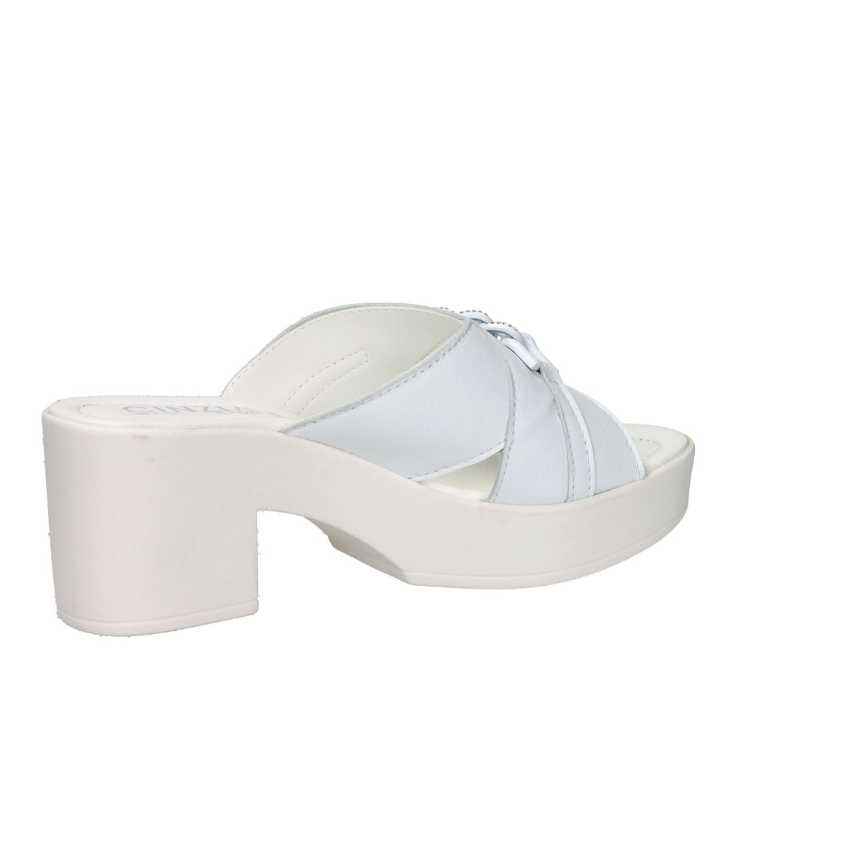 CINZIA SOFT Donna Ciabatte con tacco IAF203519 Bianco