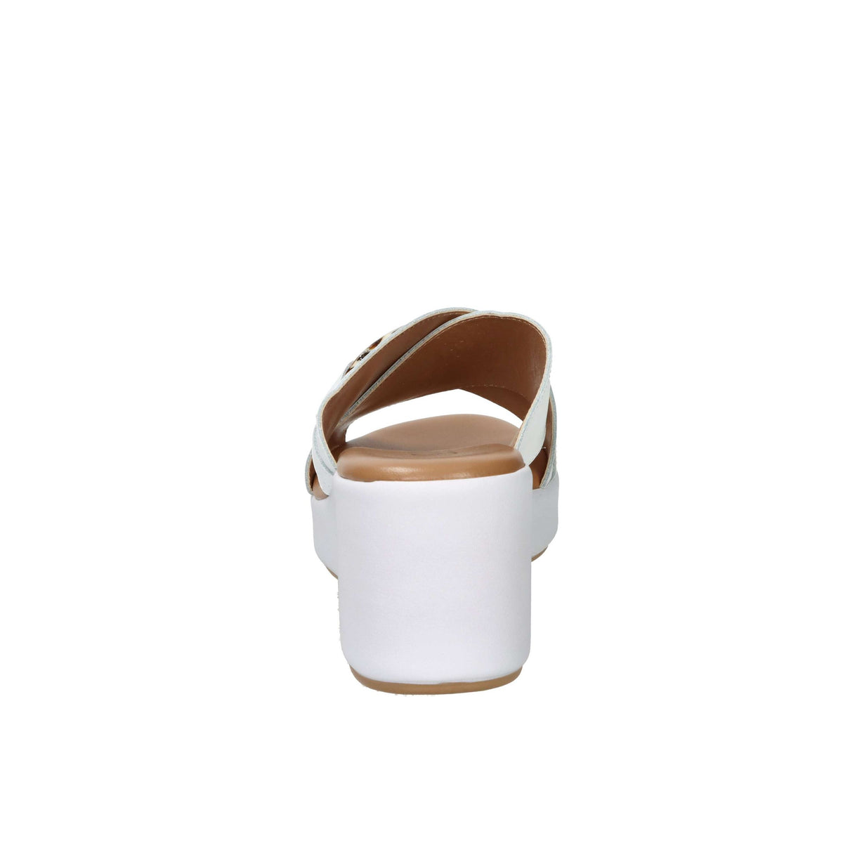 CINZIA SOFT Donna Ciabatte con zeppa TS61324 Bianco
