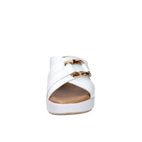 CINZIA SOFT Donna Ciabatte con zeppa TS61324 Bianco