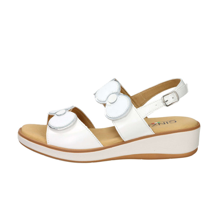 CINZIA SOFT Donna Sandali con zeppa IO21637CP Bianco