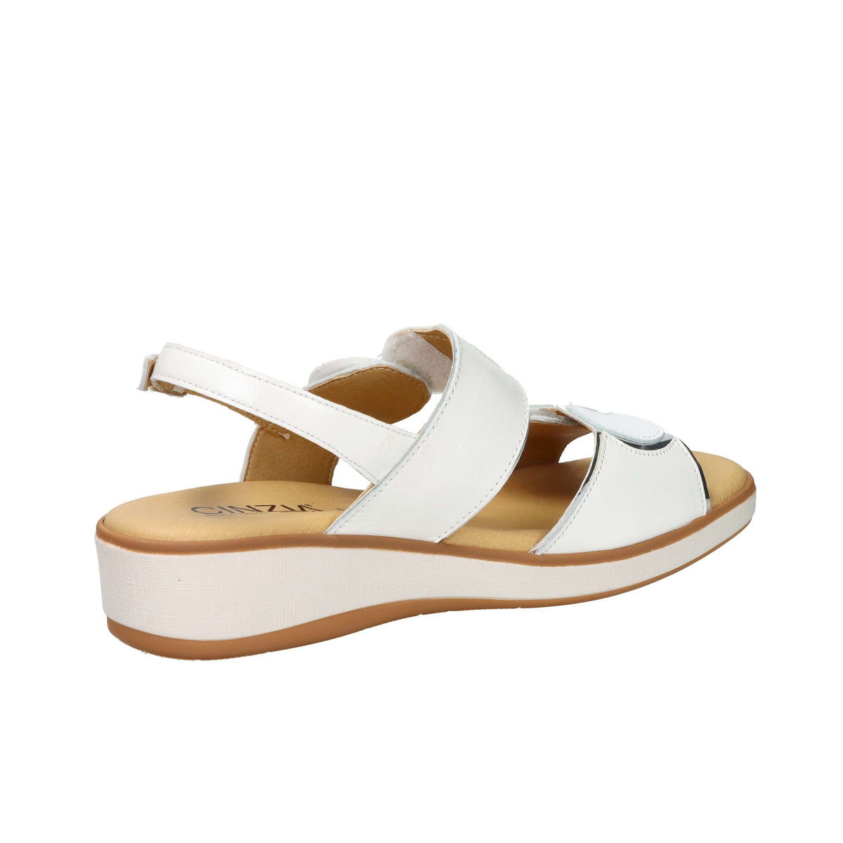 CINZIA SOFT Donna Sandali con zeppa IO21637CP Bianco