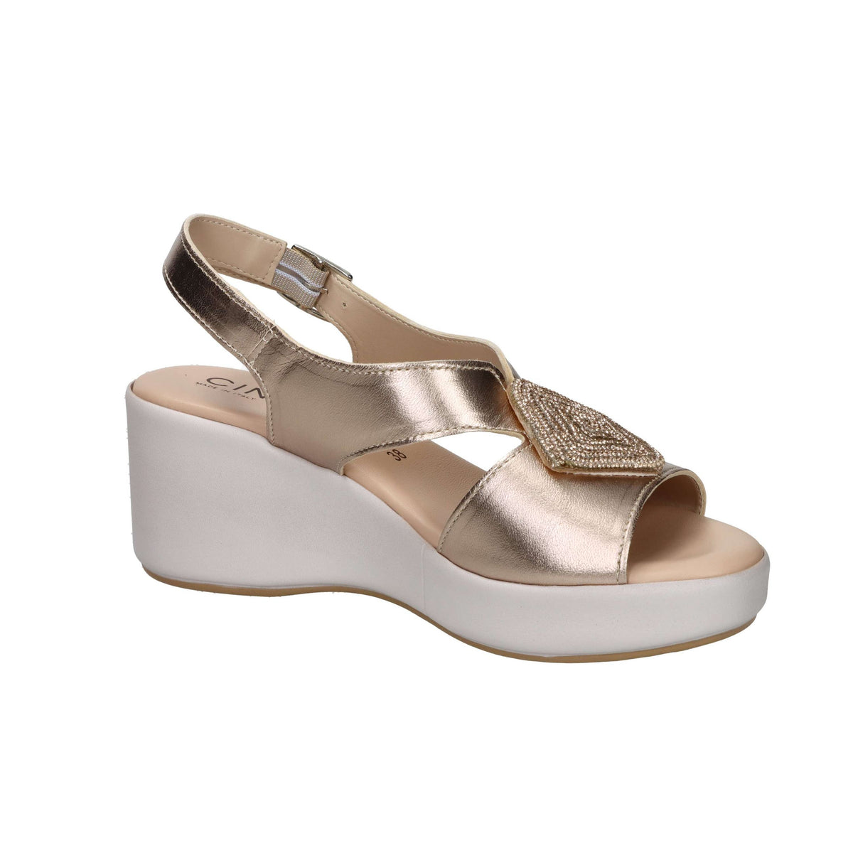 CINZIA SOFT Donna Sandali con zeppa TS61313 Rame