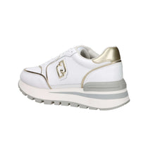 LIU-JO Donna Sneakers bassa AMAZING 25 Bianco/Oro