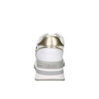 LIU-JO Donna Sneakers bassa AMAZING 25 Bianco/Oro