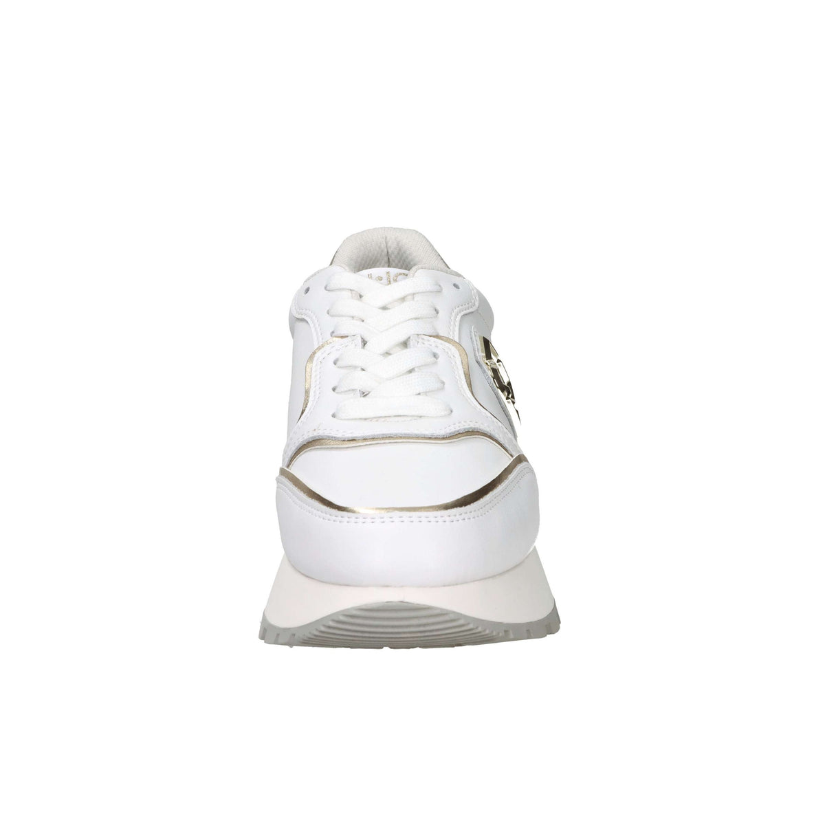 LIU-JO Donna Sneakers bassa AMAZING 25 Bianco/Oro
