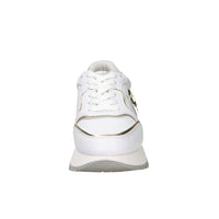 LIU-JO Donna Sneakers bassa AMAZING 25 Bianco/Oro