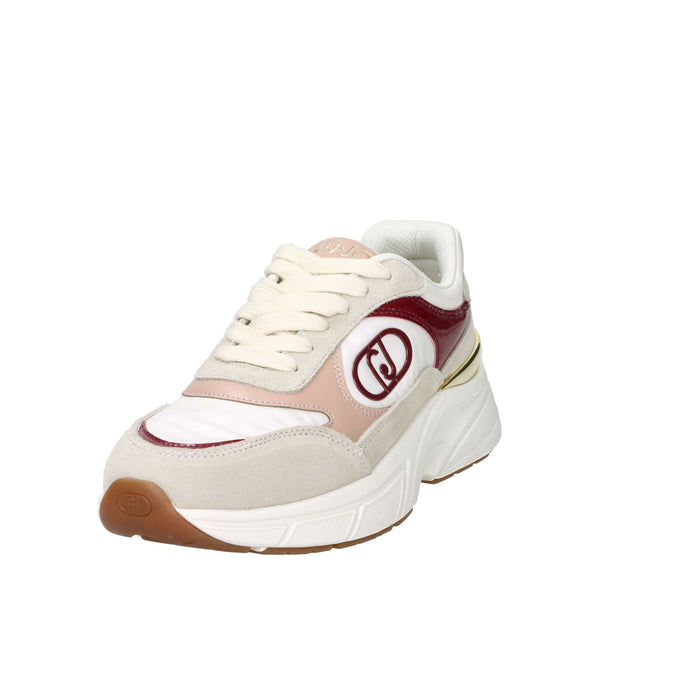 LIU-JO Donna Sneakers bassa LJ01 01 Beige/Rosa