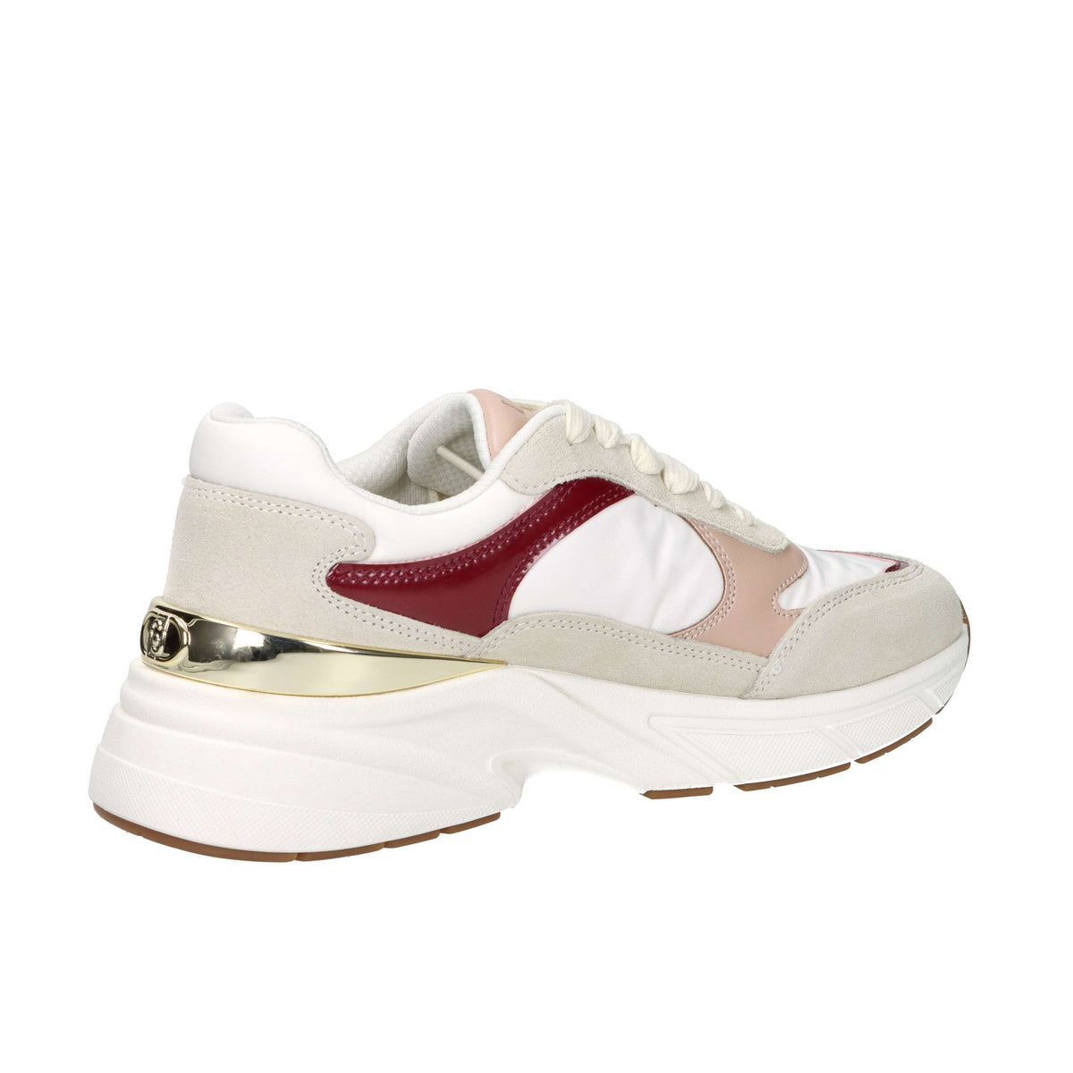 LIU-JO Donna Sneakers bassa LJ01 01 Beige/Rosa