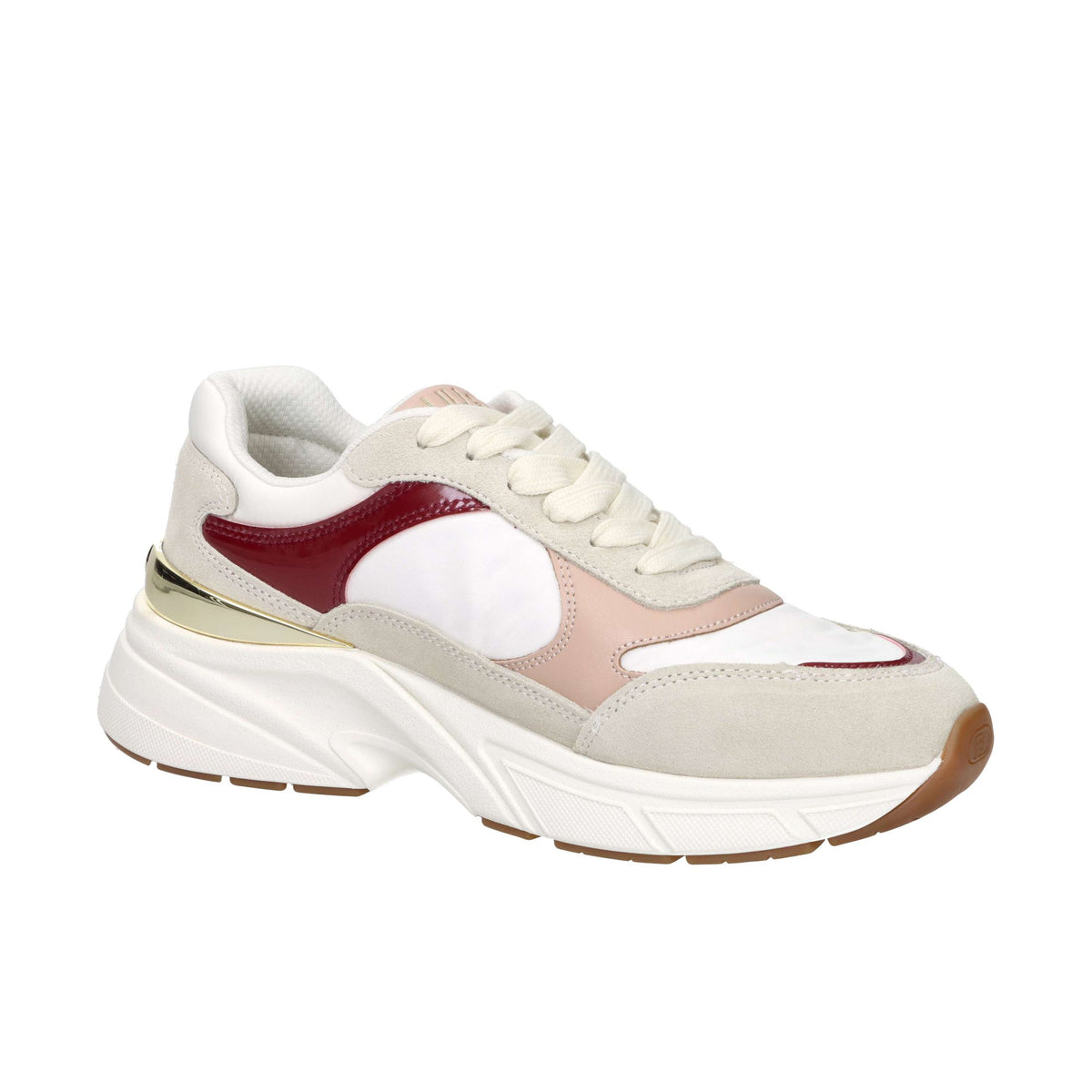 LIU-JO Donna Sneakers bassa LJ01 01 Beige/Rosa